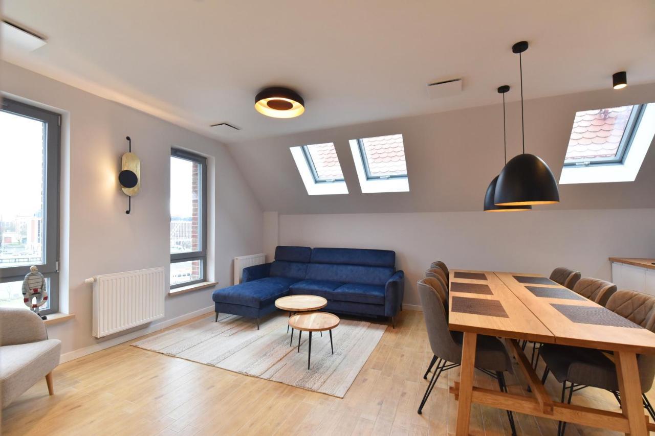 River'S Touch Apartament Grand Z Widokiem Na Odre Szczecin Kültér fotó